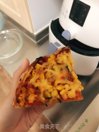 简易手抓饼披萨的做法步骤：4