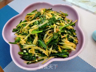 韭菜炒土豆丝的做法步骤：8