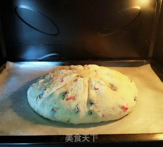 无糖香软大面包的做法步骤：12