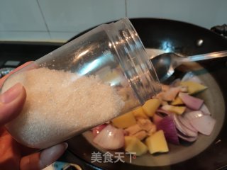 马来咖喱鸡的做法步骤：8