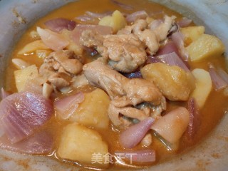 马来咖喱鸡的做法步骤：12