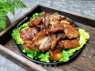 烤五花肉的做法步骤：12