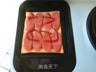 火腿蛋三明治的做法步骤：6