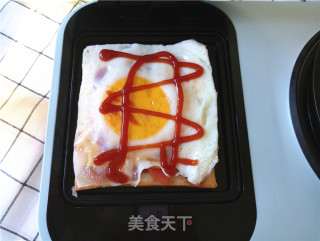 火腿蛋三明治的做法步骤：8
