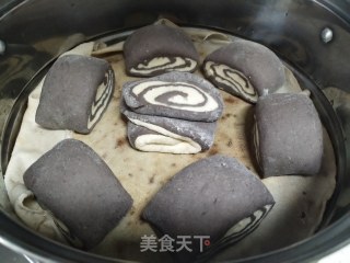 桑葚汁花卷的做法步骤：10