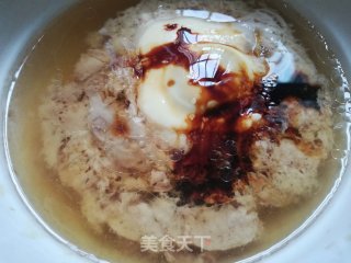 土鸡蛋蒸肉饼的做法步骤：8