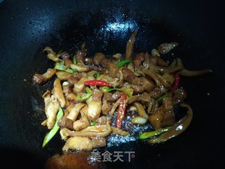 墨鱼干烧五花肉的做法步骤：9