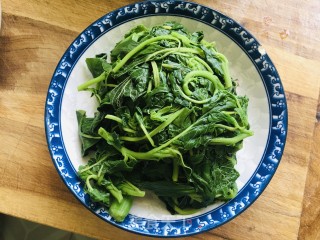 蒜泥苋菜的做法步骤：1