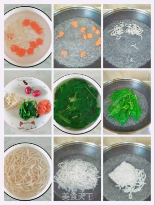 儿童蔬果凉拌面的做法步骤：3