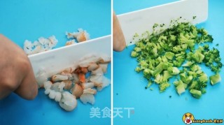 kiddyfresh鹿优鲜-西兰花虾仁炒面的做法步骤：7