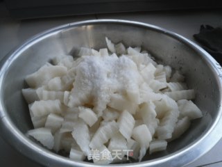 辣腌白萝卜的做法步骤：4