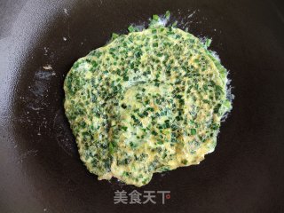 韭菜煎蛋的做法步骤：9