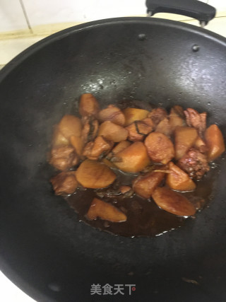 菠萝啤烧土豆鸭腿的做法步骤：9