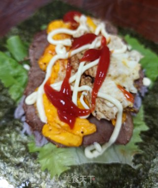 家庭简易紫菜包饭的做法步骤：6