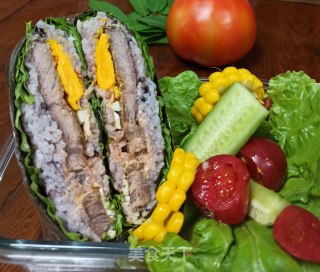 家庭简易紫菜包饭的做法步骤：11