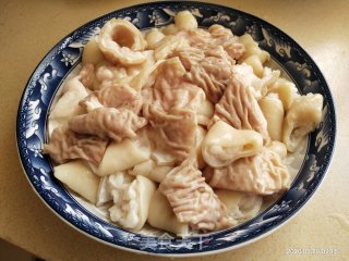 腐竹炒猪大肠的做法步骤：6