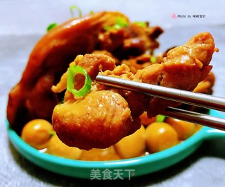 红烧猪肘鹌鹑蛋的做法步骤：14
