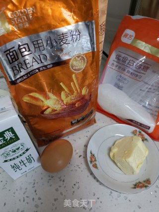 吐司面包的做法步骤：1