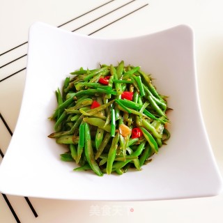 炝炒四季豆的做法步骤：12