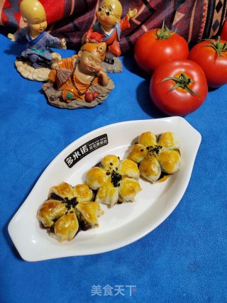 豆沙梅花酥的做法步骤：12