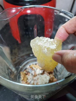 香浓花生核桃露的做法步骤：3