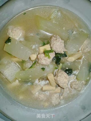 冬瓜丸子汤的做法步骤：9
