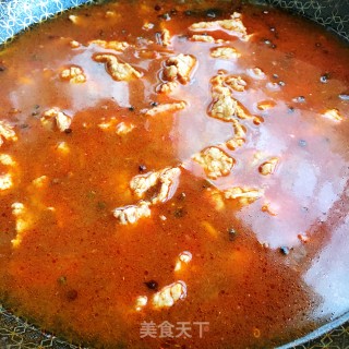 边角料版水煮牛肉的做法步骤：15