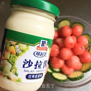 圣女果黄瓜沙拉的做法步骤：4
