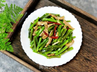 空心菜梗炒肉丝的做法步骤：10