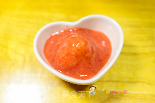 6个月以上辅食草莓土豆泥的做法步骤：7