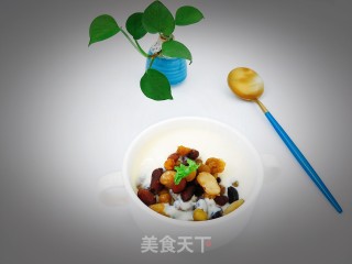 冰镇蜜豆酸奶的做法步骤：4