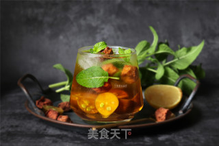 酸梅青桔冰红茶的做法步骤：6
