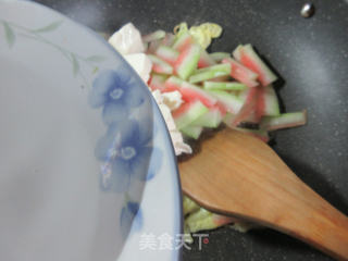 鸡蛋西瓜皮豆腐的做法步骤：6