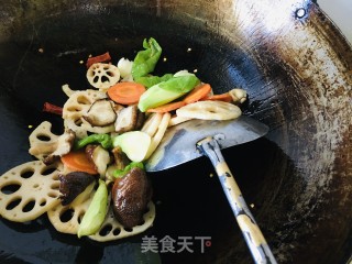 干锅杂蔬的做法步骤：5