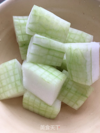 酱焖冬瓜的做法步骤：3