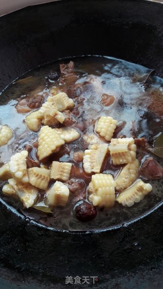玉米焖鸭的做法步骤：13