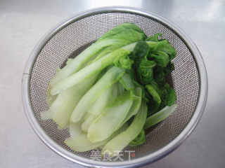 白灼快菜的做法步骤：5