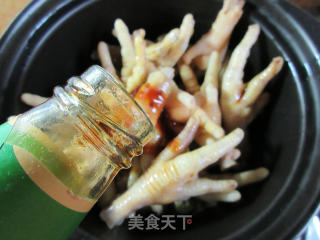 鲜虾老豆腐鸡爪煲的做法步骤：7