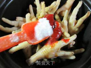 鲜虾老豆腐鸡爪煲的做法步骤：9