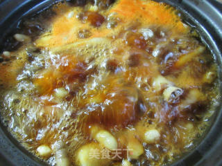 鲜虾老豆腐鸡爪煲的做法步骤：12