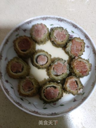 酿苦瓜的做法步骤：6