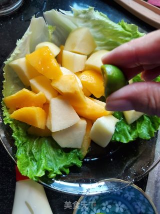苹果黄桃沙拉的做法步骤：5