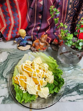 苹果黄桃沙拉的做法步骤：6