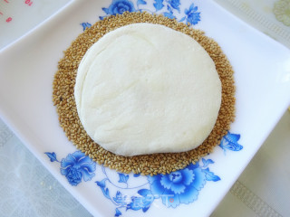 山药芝麻烧饼的做法步骤：10