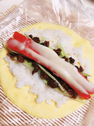 蛋卷饭的做法步骤：5