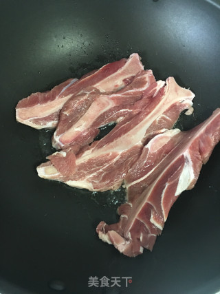 菠萝啤烧扇子骨的做法步骤：3