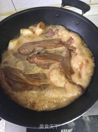 菠萝啤烧扇子骨的做法步骤：10