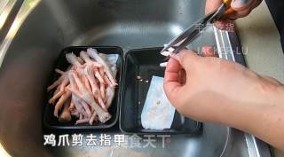 家常糟卤鸡爪，制作简单，Q弹嫩滑的做法步骤：1