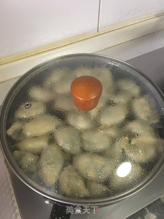 韭菜鸡蛋粉丝虾皮全麦水饺的做法步骤：7