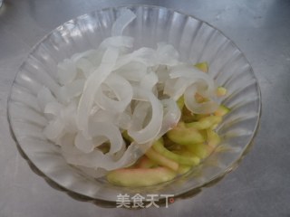 瓜皮拌粉皮的做法步骤：9